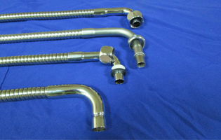stainless pipe pliable tubes
